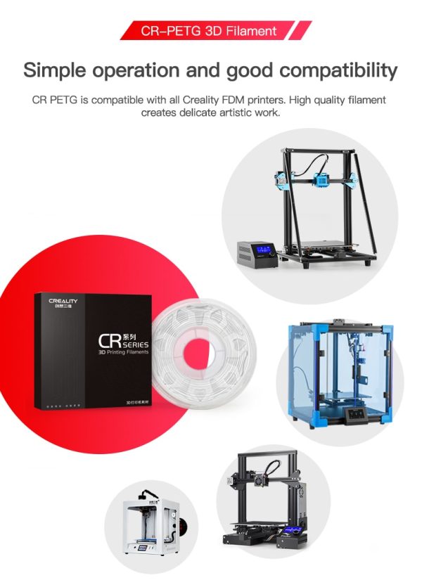 El CR-PETG destaca por sus principales características, incluyendo su resistencia, durabilidad y excelente adhesión a la plataforma de impresión