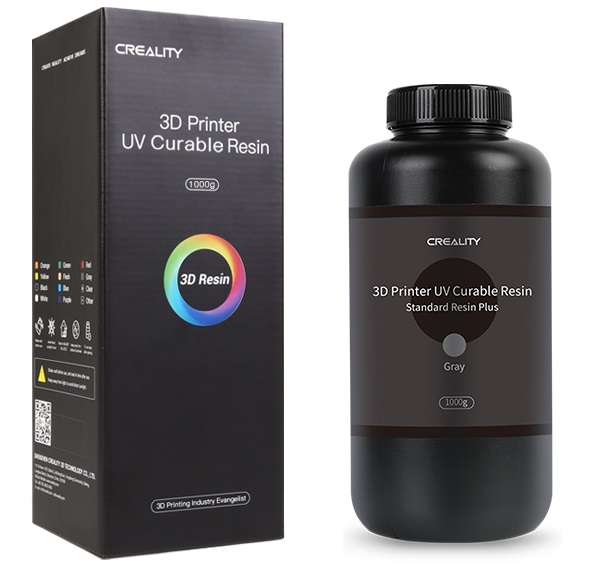 La Resina Estándar Plus Creality es una resina UV LCD profesional para impresora 3D