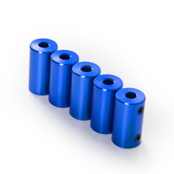 Acople rigido de aluminio azul Creality - Aliminum Alloy flexible coupling varios creality nema