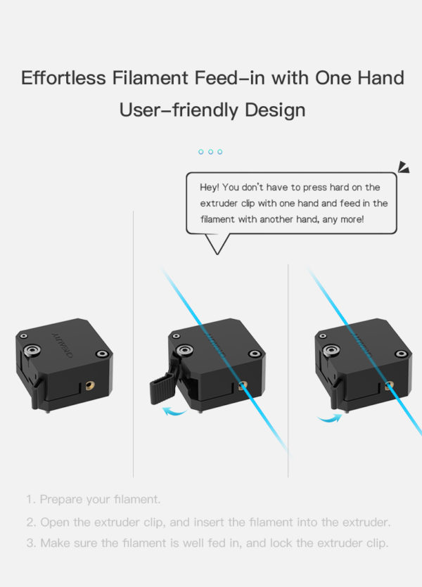 Extrusor compatible con el modelo CR-6 SE