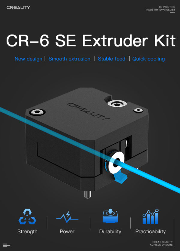 Extrusor compatible con el modelo CR-6 SE