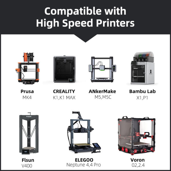 Filamento para impresión 3D de alta velocidad alta compatibilidad con modelos de impresoras 3D del mercado