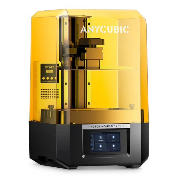 La Anycubic Photon Mono M5s Pro cuenta con una pantalla HD de 10,1", calentador y purificador de aire, con una velocidad media de 105mm/h.