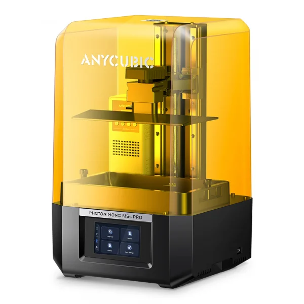 La Anycubic Photon Mono M5s Pro cuenta con una pantalla HD de 10,1", calentador y purificador de aire, con una velocidad media de 105mm/h.