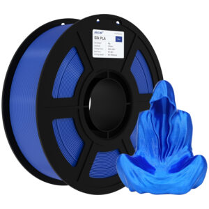 Filamento Azul seda con brillo profundo, diseñado para modelos que buscan resaltar con un acabado eléctrico y suave al tacto.