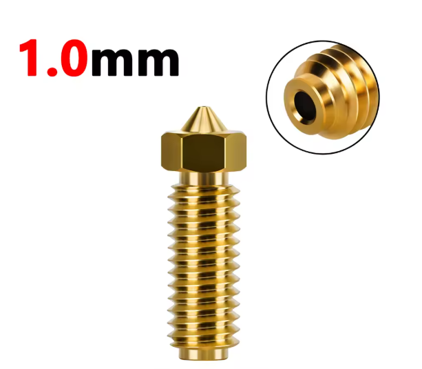 Boquillas de latón de 1.0mm para Anycubic Kobra 3, optimizadas para reducir tiempos de impresión en piezas de gran formato y prototipado rápido
