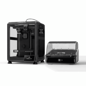 Impresora 3D Creality K2 SE Combo con sistema de filamento inteligente CFS, diseñada para impresión multicolor profesional y alta velocidad de hasta 500 mm/s.
