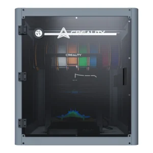 cubierta multifuncional Creality con ventana transparente, diseñada para mantener la temperatura constante y proteger la impresora 3D del polvo