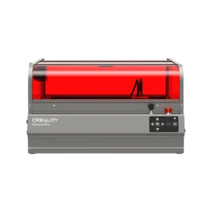 Grabadora láser Creality Falcon 2 Pro de 40W con diseño de cabina cerrada para máxima seguridad y potencia de corte industrial.