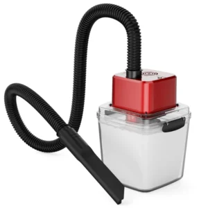 Unidad de succión compacta Little Monster diseñada para integrarse en espacios de trabajo con routers CNC de escritorio