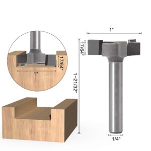 Diagrama técnico que detalla el diámetro de corte de 25mm y el vástago de 6mm de la fresa tipo T para configuración en CNC