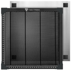 Mesa de trabajo tipo panal para grabadoras láser con estructura de acero inoxidable y marco de aluminio