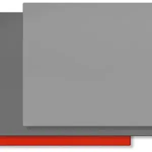 Láminas de caucho de alta densidad en color gris, diseñadas para ser grabadas con láser sin emitir olores tóxicos excesivos