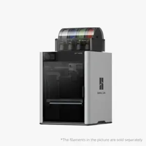 Sistema láser Bambu Lab H2S con cerramiento de seguridad y estructura reforzada para trabajos de alta exigencia