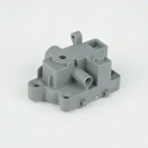 Mecanismo de extrusión directo sin motor para la serie Adventurer 5M de Flashforge, mostrando el sistema de engranajes interno