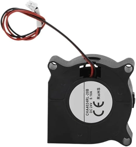 Ventilador 4020 de 24V para impresora CR-M4, diseñado para un enfriamiento eficiente del disipador de calor